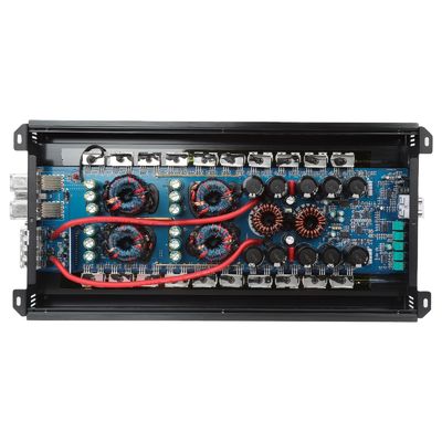12V 5000W Yüksek Güçlü Mono Sınıf D Araba Ses Güç Amplifikatörü 5000 Watt Subwoofer ve Geçiş Filtreleri
