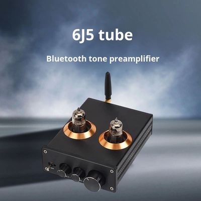 Audiophile HIFI Tüplü Preamplifikatör 6J5 QCC3034, BT 5.1 Kablosuz Ev Amplifikatörü için Bas ve Tiz Ayarlı Preamfi