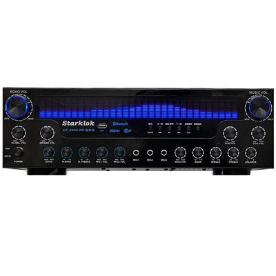 AV-8000SW Premium Edition 2200W Profesyonel Ultra Yüksek Güçlü 7.1 Kanal Ev Tiyatrosu Alıcı Amplifier Exclusive BT Kablosuz
