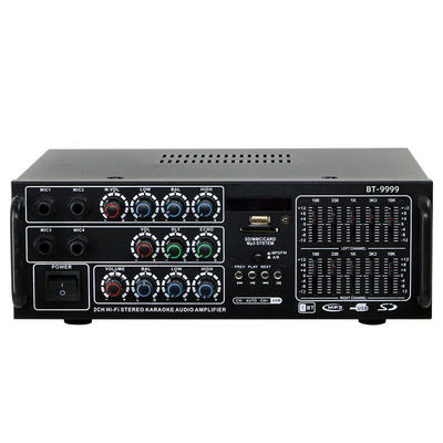 BT-9999 2.0 Kanal 300W Ev & Araba Amplifikatörü Yüksek Güçlü BT Kablosuz EQ Ekolayzer Çift Kullanımlı 12V/220V Metal Malzeme Alıcısı