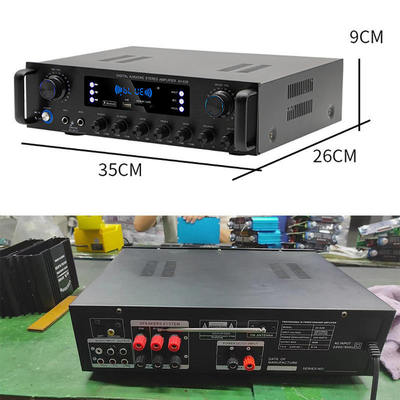 AV-628 Profesyonel 5.1 Kanal 600W Ev Koaksiyel Subwoofer Güçlendirici Yüksek Güçlü Model BT Fiber Optic Alıcı Sınır ötesi