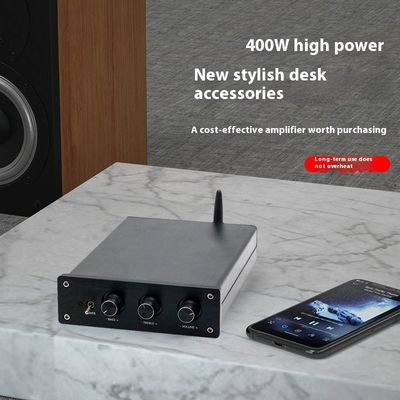 Profesyonel 2.1 Kanal 400W Yüksek Güçlü HiFi Dijital Güçlendirici Ev Arabası Audiophile Intel İşlemci Alıcı Güçlendirici