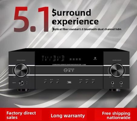 5.1CH 4200W Yüksek Güçlü Pro Ses Amplifikatörü, Geri Bildirim Önleyici, BT Kablosuz, Ev Karaoke Sahne Performansı KTV Toplantısı için