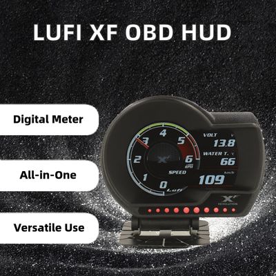 Obd2 Dijital Otomatik Ölçücü Turbin Basıncı Çok Fonksiyonlu HUD Baş yukarı Ekranı OBD Ölçücü Ölçücü Yüksek Otomatik Elektronik