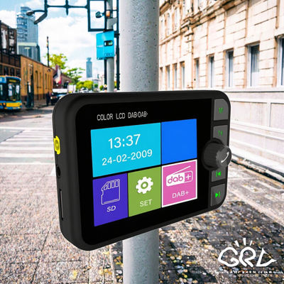 2,4 İnç Renkli LCD DAB/DAB+ Radyo Alıcısı BT Kablosuz Uyumlu MP3 Çalar FM Araba Dijital Sinyal Yayını 1 Yıl Garantili