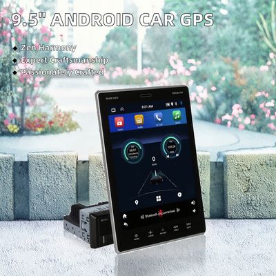 Evrensel 9.5\" 2 Din Android Navigasyon GPS Araba Multimedya Oynatıcı Gösterge Paneli Araba Radyosu Dokunmatik Ekran USB Carplay FM WIFI
