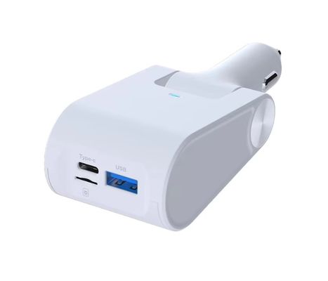 Yüksek Hızlı 65W Araç Şarj Aracı 4G WiFi6 Hızlı Şarj Tip-C + USB Çoklu Cihaz Uyumlu 1 Yıllık Garanti Otomatik Elektronik