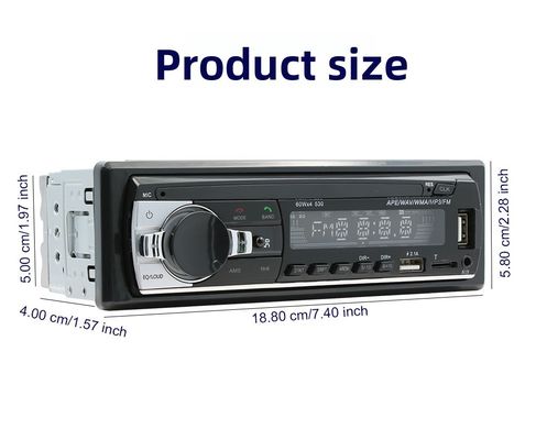 Creatall Tek Disk Evrensel Araba MP3 çalar USB Flash Drive BT Kablosuz Güçlendirici Elsiz Ses Başbirimi Merkezi Kontrol