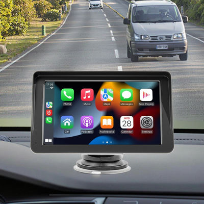 Creatall 7 İnç Taşınabilir Araba Navigasyon Geri Görüş Kablosuz Bluetooth MP5 HD USB Bağlantısı Sınır Ötesi Carplay