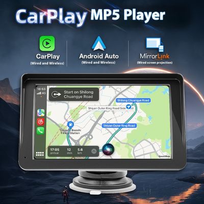 Creatall 7 İnç Taşınabilir Araba Navigasyon Geri Görüş Kablosuz Bluetooth MP5 HD USB Bağlantısı Sınır Ötesi Carplay
