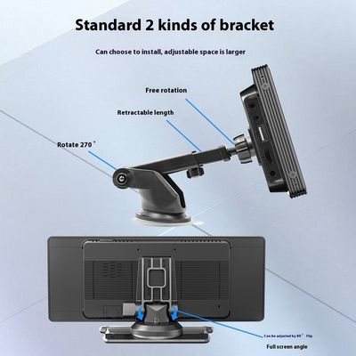 Creatall Sınır Ötesi 10.26 inç Geniş LCD Ekranlı Carplay Navigasyon Yüksek Çözünürlüklü Geri Görüş Kamerası USB Bağlantılı BT Oynatıcı