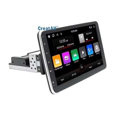 Creatall 10.1 İnç Merkezi Kontrol Araba Android GPS Navigasyon Ünitesi CarPlay için BT USB 360 Derece Dönen Ekran Tek Kafa