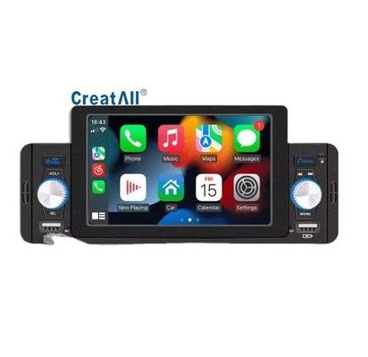 Creatall 5 inçlik araba MP5 çalar bluetooth ters kamera kablolu / kablosuz CarPlay destekler WAV MP3 APE ses biçimleri USB