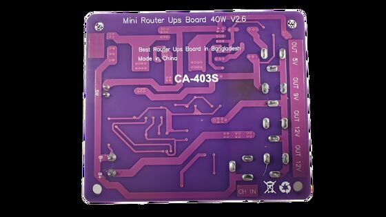 CA-403S Mini Router 40W Çıktısı 11.1V Pil Girişi ve Kısa devre koruması ile kesintisiz güç kaynağı tahtası