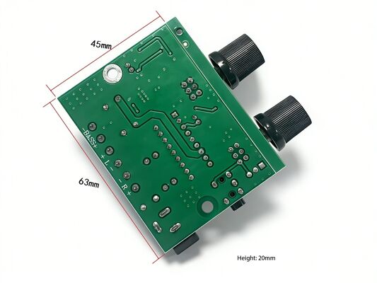 CA-6625 2.1 Channel Ultra Heavy Bass Digital Amplifier Board Module with 12V Power Supply for DIY Audio Projects