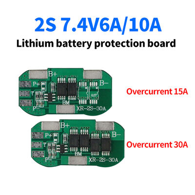 18650 BMS PCM 3A 48V Li-Ion Battery Packs PCBA 7.4V (2S) Packs with 18650 PCB Base Material