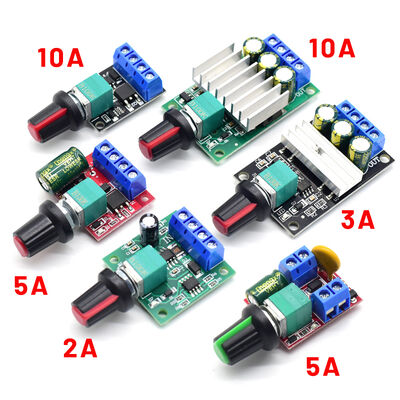 CA-110A 5V 12V 10A PWM DC Motor Speed Controller Stepless LED Dimmer Power Governor Motor Driver Boards Module