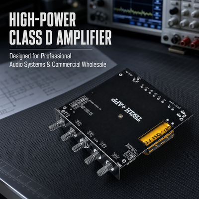 CA-TB21H 2.1 Kanal TPA3116 Bluetooth Amplifikatör Kartı 50W+50W+100W Ses Amplifikatörü Modülü APP Kontrollü