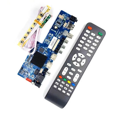Evrensel 32 Inç 1 + 8G Akıllı LED TV Devre Kartı 12V Voltajlı PCB Temelli Ana Kart
