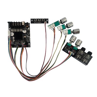 2.0 Kanal AM100F BT Uyumlu Dijital Ses HiFi Stereo Çift Sınıf D 50Wx2