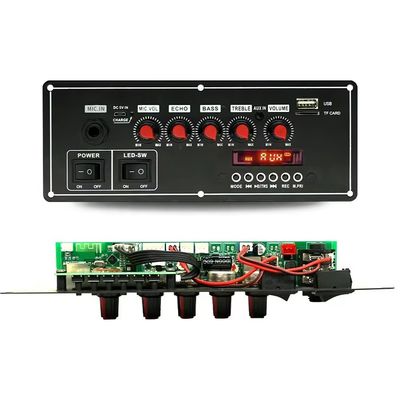 Ses kaydedici fonksiyonu 2x20W 7.4V Kablosuz Kablolu Mikrofon Trolley Hoparlör Ses Bt Dekoder Amplifier Board
