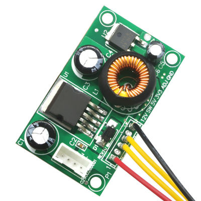 Kablo 12V'den 5V'ye 3.3V'ye DC-DC Step-Down dönüştürücü kartı ile LCD Güç Tedarik Modülü