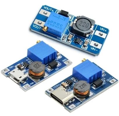 Creatall MT3608 DC-DC Boost Modülü 2A Boost Board Giriş Voltajı 2-24V Çıkış Voltajı 30V