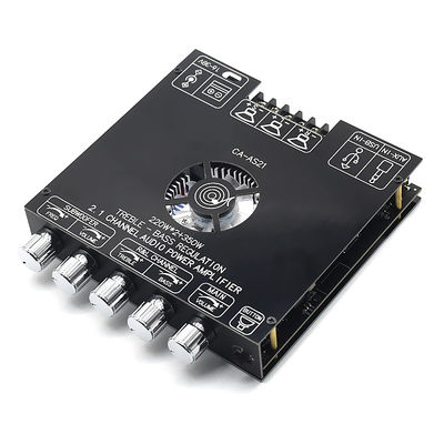 CA-AS21 2.1 Kanal BT Subwoofer Amplifier Ses Kartı 2*220W+350W 12-24V AMP