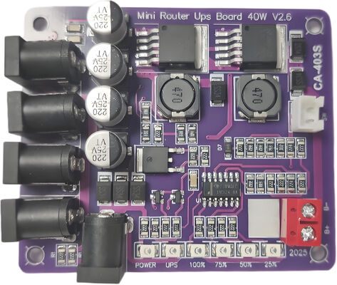 CA-403S Mini Router 40W Çıktısı 11.1V Pil Girişi ve Kısa devre koruması ile kesintisiz güç kaynağı tahtası