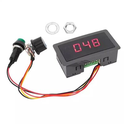 CCM5D Dijital Ekran LED Motor Denetleyicisi Hız Düzenleyicisi 6V 12V 24V 5A PWM DC Motor Hız Denetleyicisi